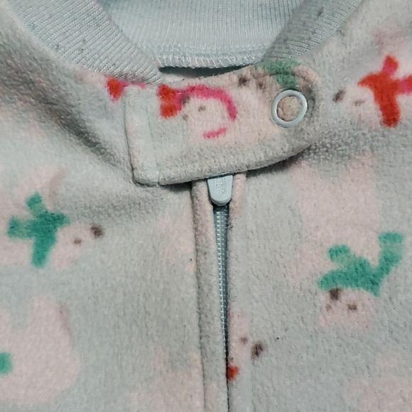3 pairs of Fleece size 6 month pajamas - Picture 5 of 8